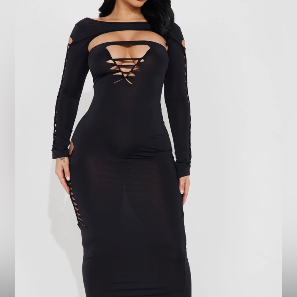 Black maxi dress New with tags